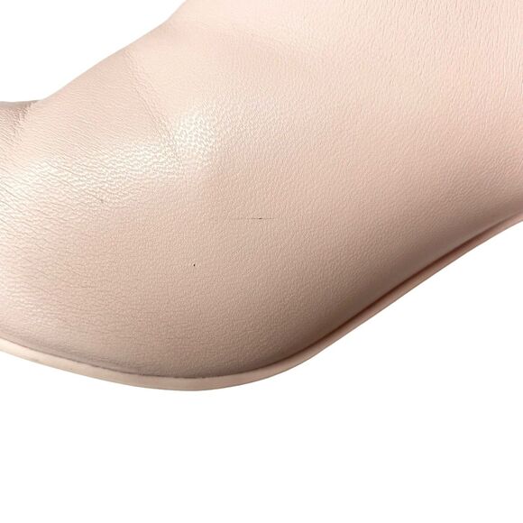 Altar'd State Size 7.5 Faux Leather Heeled Booties Slip On Blush Pink - Picture 9 of 9